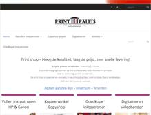 Tablet Screenshot of printpaleis.nl